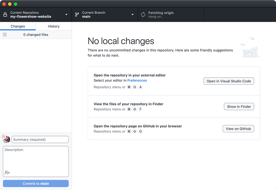 gh-desktop-no-local-changes